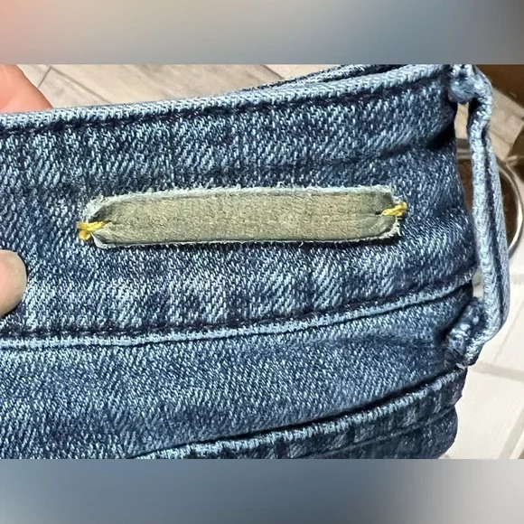 Pilcro and the Letterpress Stet Mid-Rise Straight Leg Denim Jeans Anthropologie - Picture 8 of 13